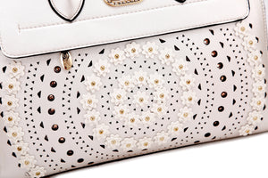 Brangio Italy Collections Handbag BI Rosè Celestial Star Women's Handbag in Pink, Orange, Gold, Pewter, Black, or White