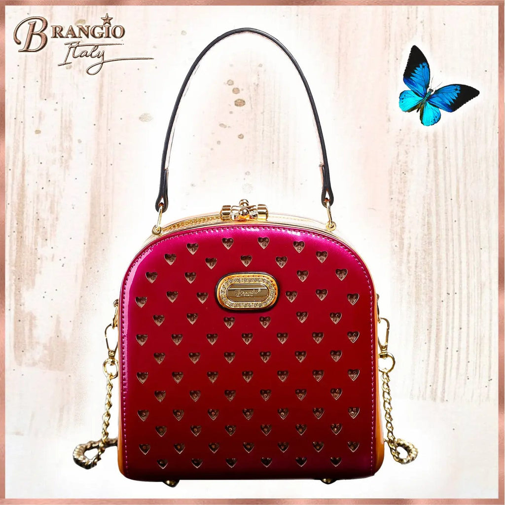 Brangio Italy Collections Handbag BI Starz Art Retro Cubico Women's Crossbody Clutch - Colors Available