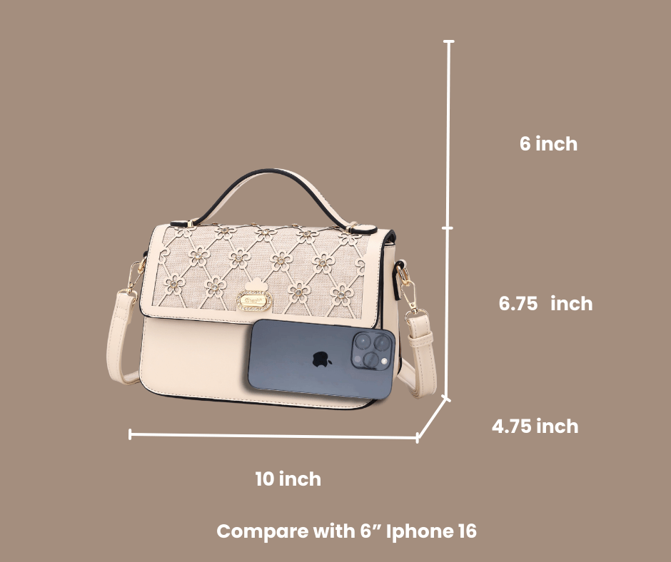 Brangio Italy Collections Handbag BI Wildflower Handmade Crossbody Satchel Evening Bag