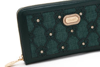 Brangio Italy Collections Handbag BI Wildflower Handmade Wristlet Wallet with Multiple Card Pockets - Colors Available