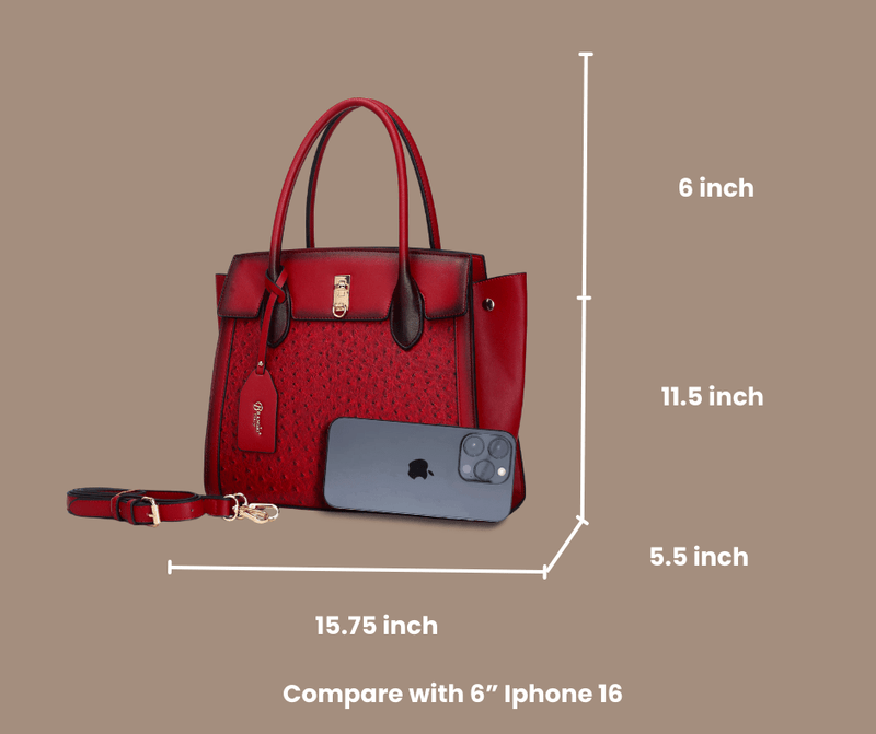 Brangio Italy Collections Handbag BI Women's Croquilla 3D Laser Cut Work & Travel Tote in Tan, Brown, Black, or Pewter