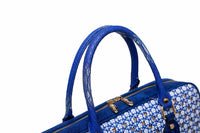 Brangio Italy Collections Handbag BI Women's Galaxy Crystal Designer Laptop Bag in Royal Blue, Cloudy White, or Brown