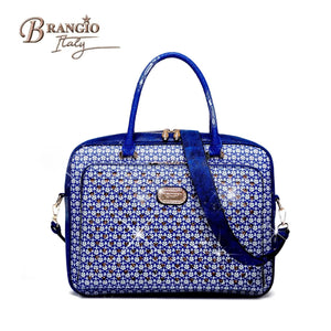 Brangio Italy Collections Handbag BI Women's Galaxy Crystal Laptop Vegan Bag in Black, Burgundy, Bronze, Ivory, or Blue