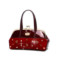 Brangio Italy Collections Handbag Burgundy BI Women's Honey Bee Handmade Evening Bag in Red, Blue, Black, Tan, or Pewter