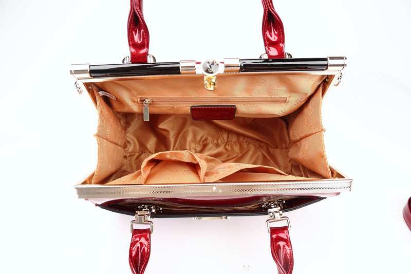 Brangio Italy Collections Handbag Crystal Constellations Elegant Stud Handbag in White or Bronze | BI
