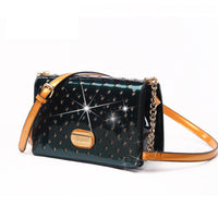 Brangio Italy Collections Handbag Dark Green BI Starz Art Retro Women's Crossbody Clutch - Colors Available