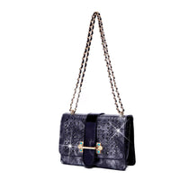 Brangio Italy Collections Handbag Dark Night BI Sparkle of Hearts Clutch Women's Crossbody Bag - Colors Available