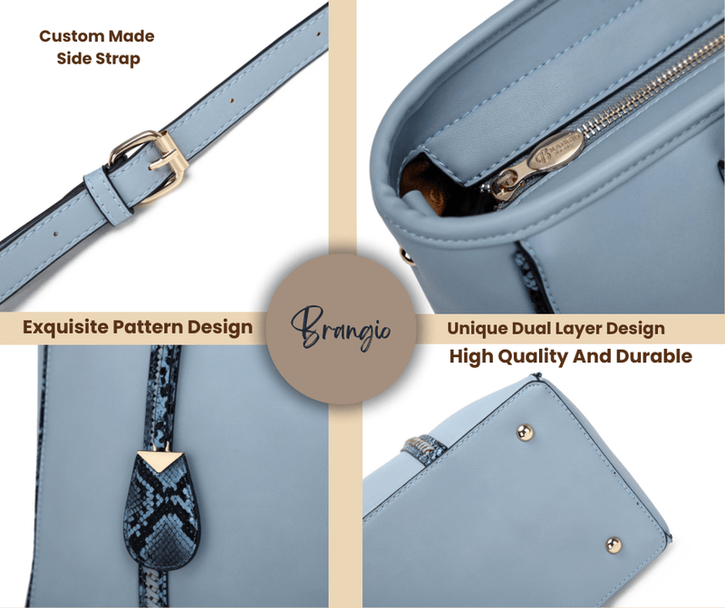 Brangio Italy Collections Handbag Dragon Gem Elegant Tote Bag