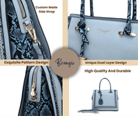 Brangio Italy Collections Handbag Dragon Queen Elegant Top Handle Bag