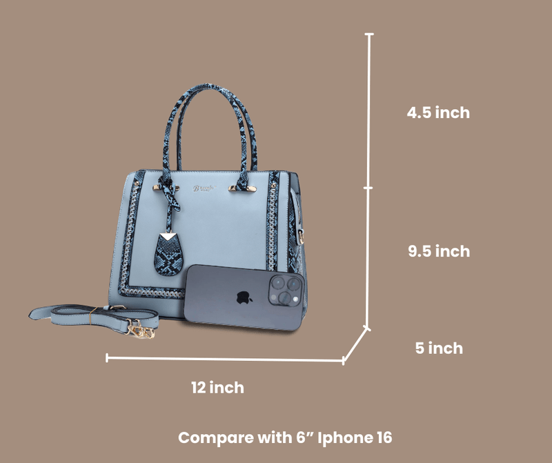 Brangio Italy Collections Handbag Dragon Queen Elegant Top Handle Bag