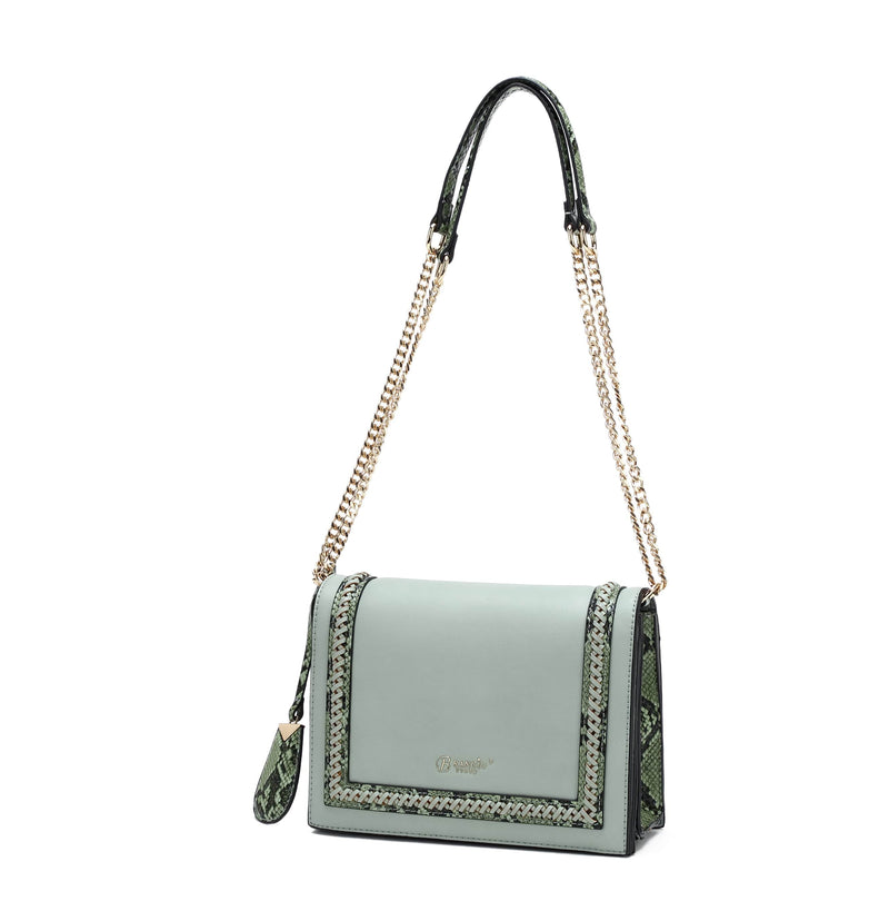 Brangio Italy Collections Handbag Dragon Satchel Elegant Classy Crossbody Bag - Colors Available | BI