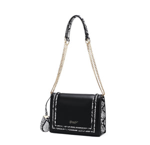 Brangio Italy Collections Handbag Dragon Satchel Elegant Classy Crossbody Bag - Colors Available | BI