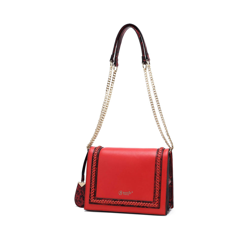 Brangio Italy Collections Handbag Dragon Satchel Elegant Classy Crossbody Bag - Colors Available | BI