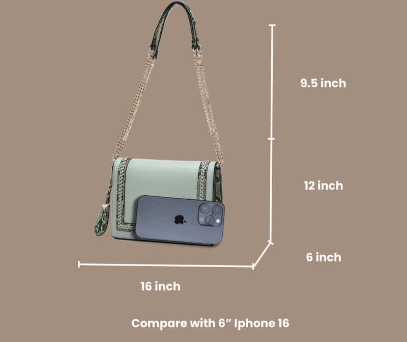 Brangio Italy Collections Handbag Dragon Satchel Elegant Classy Crossbody Bag - Colors Available | BI