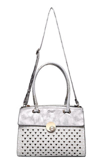 Brangio Italy Collections Handbag Ivory BI Twinkle Moon Women's Crystal Handbag in Ivory