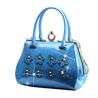 Brangio Italy Collections Handbag Light Blue BI Women's Gemini Sunshine Purse in Pink, Red, Black, Light Blue, or Ivory