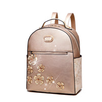 Brangio Italy Collections Handbag Light Gold BI Twinkle Cosmos Women's Floral  Backpack in Pink, Lt Gold, Pewter, Black, or Lt Blue