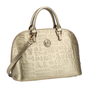 Brangio Italy Collections Handbag Light Gold Misty U.S.A. Women's Aveline Dome Satchel in Light Gold