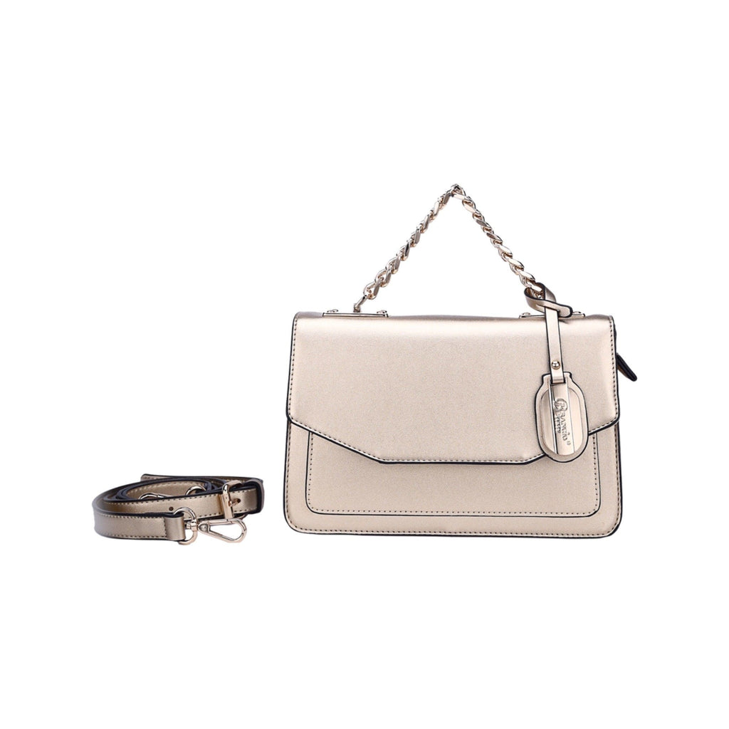 Brangio Italy Collections Handbag Light Gold Not Sorry Vegan Leather  Minimalist Fashion Purse[ITEM#:RI2373]