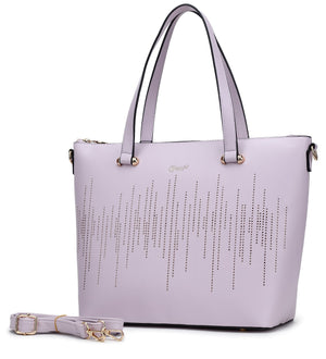 Brangio Italy Collections Handbag Light Purple BI Rainy Night Vegan Top Handle Bag in Black, Blue, Purple, White, or Pink