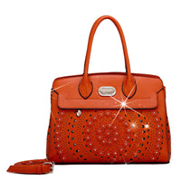 Brangio Italy Collections Handbag Orange BI Rosè Celestial Star Women's Handbag in Pink, Orange, Gold, Pewter, Black, or White