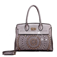 Brangio Italy Collections Handbag Pewter BI Rosè Celestial Star Women's Handbag in Pink, Orange, Gold, Pewter, Black, or White