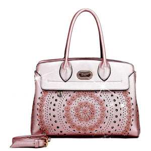 Brangio Italy Collections Handbag Pink BI Rosè Celestial Star Women's Handbag in Pink, Orange, Gold, Pewter, Black, or White