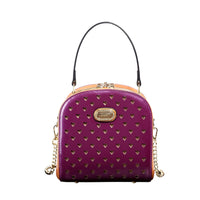 Brangio Italy Collections Handbag Purple BI Starz Art Retro Cubico Women's Crossbody Clutch - Colors Available