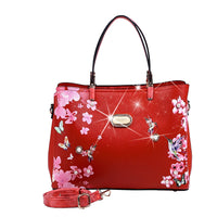 Brangio Italy Collections Handbag Red BI Hummingbird Top Handle Bag in White, Red, Pewter, Black, Blue, Brown, or Burgundy