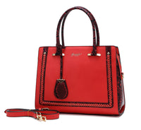 Brangio Italy Collections Handbag Red Dragon Queen Elegant Top Handle Bag