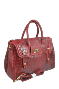 Brangio Italy Collections Handbag Red Misty U.S.A. Women's 100% Genuine Cowhide Leather Purse Made In Italy in Green