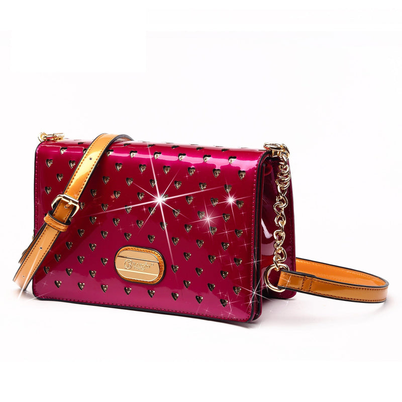 Brangio Italy Collections Handbag Rose BI Starz Art Retro Women's Crossbody Clutch - Colors Available