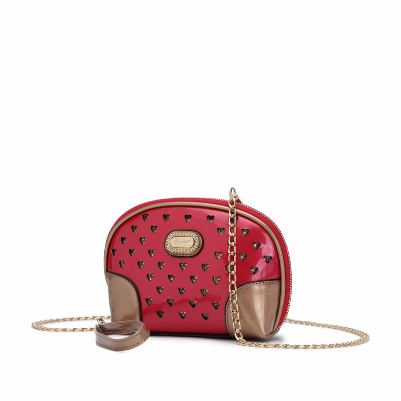 Brangio Italy Collections Handbag Rose Starz Art Retro Vegan Stains Resistant Mini Crossbody Bag