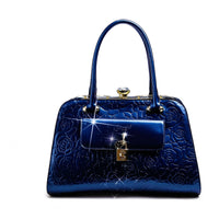 Brangio Italy Collections Handbag Royal Blue BI Rosy Lox 2.0 Handbag in Ivory, Blue, Black, Burgundy, Bronze, or Purple