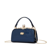 Brangio Italy Collections Handbag Royal Blue BI Starry Ocean Blossom Crossbody in Black, Champagne, Pewter, Red, Rose, Or White