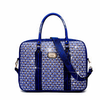 Brangio Italy Collections Handbag Royal Blue BI Women's Galaxy Crystal Designer Laptop Bag in Royal Blue, Cloudy White, or Brown