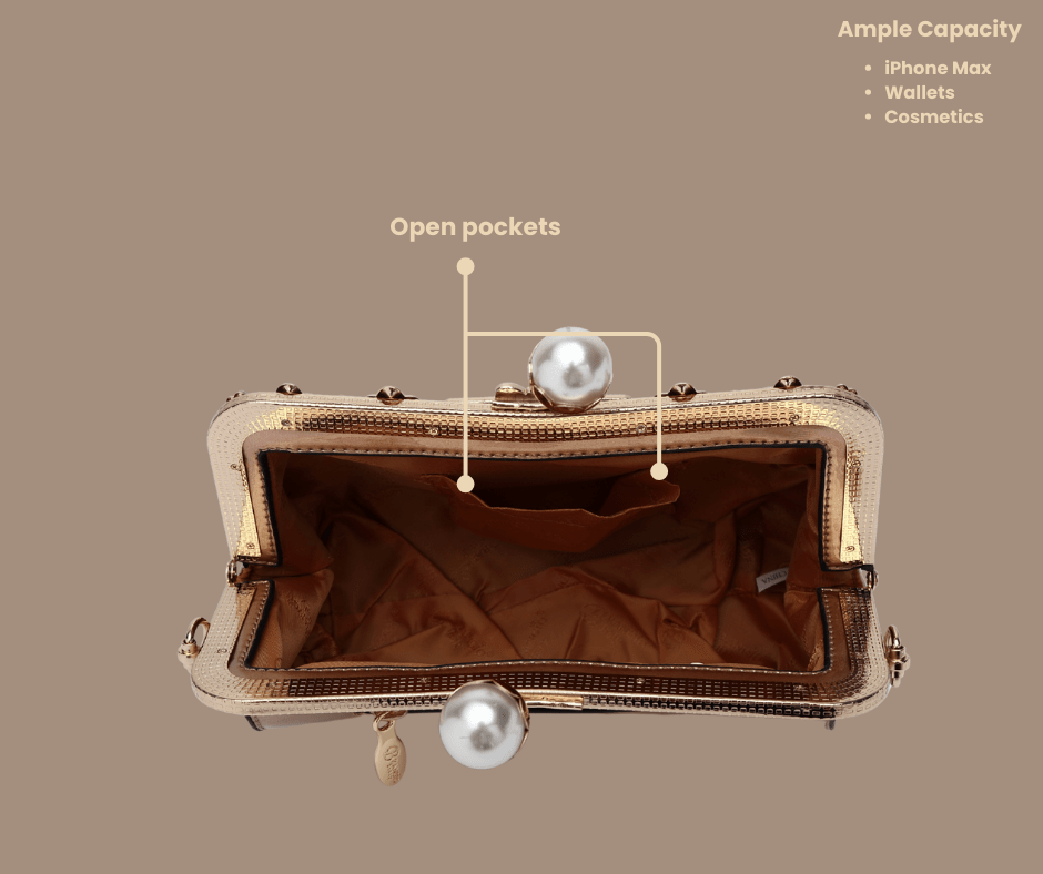 Brangio Italy Collections Handbag Starry Ocean Blossom Stains & Damage Resistant Womens Crossbody Clutch