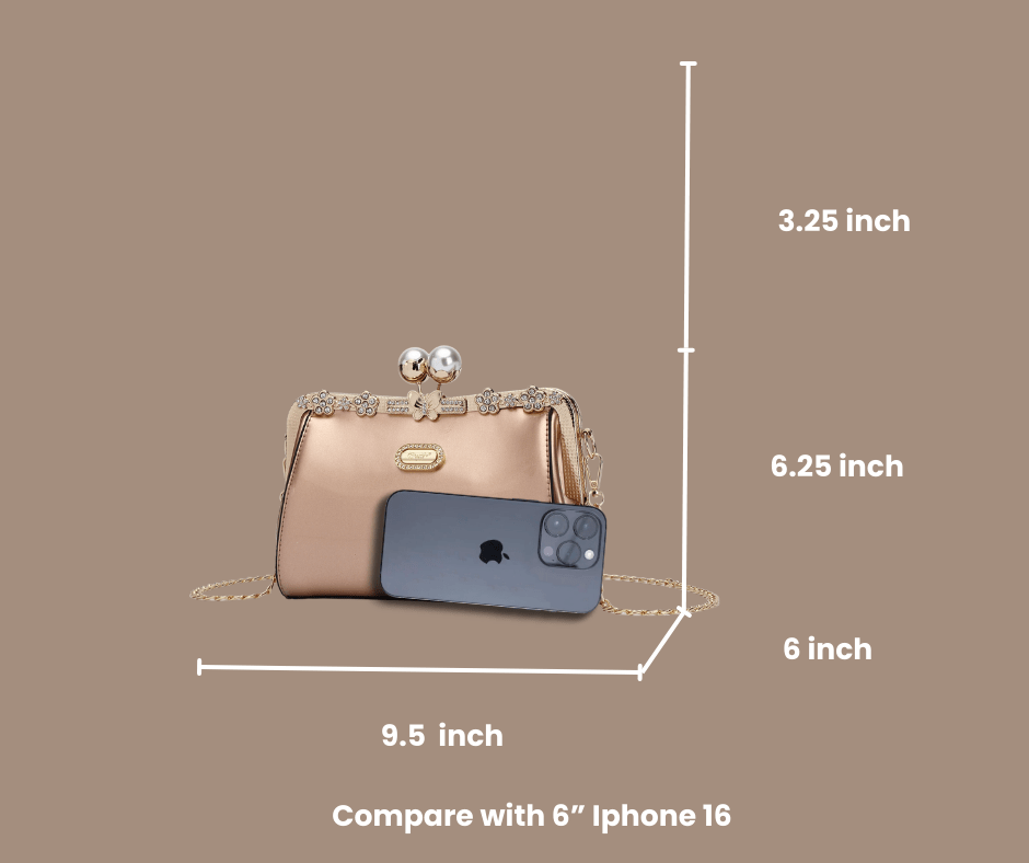 Brangio Italy Collections Handbag Starry Ocean Blossom Stains & Damage Resistant Womens Crossbody Clutch