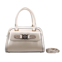 Brangio Italy Collections Handbag White BI Venetian Romance 100% Vegan Leather Women's Purse in Silver, White, or Green