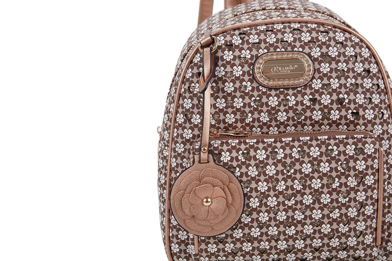 Brangio Italy Collections Handbags WanderLust Mini Backpack in Brown, Royal Blue, Ivory, or Black |BI