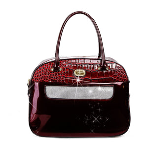 Brangio Italy Collections Luggage Burgundy BI Sleek and Steady Overnight Go Away Travel Bag - Colors Available