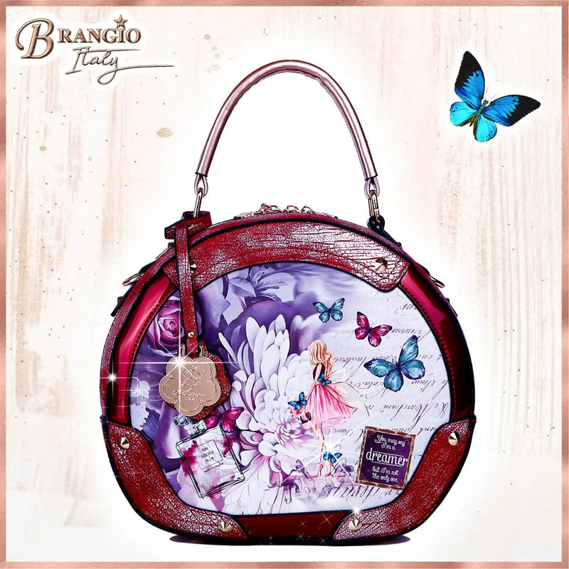 Brangio Italy Collections Luggage Dreamerz Vintage Fashion Handbag Ball Bag