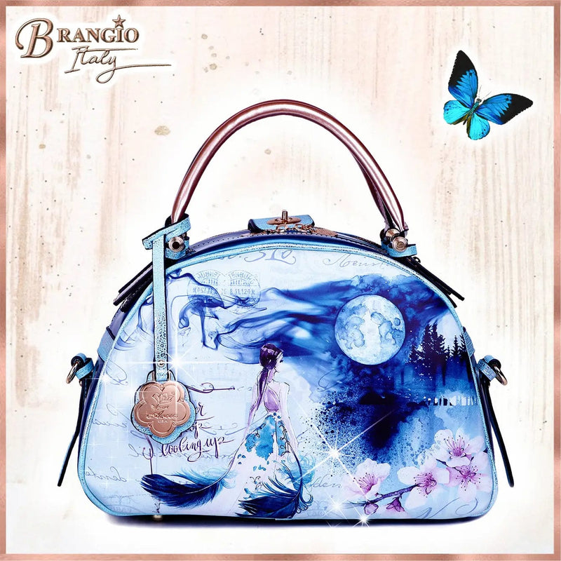 Brangio Italy Collections Luggage Fairy Tale Women Handbag with Shoulder Strap