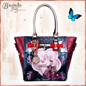 Brangio Italy Collections Luggage Queen Arosa Designer Luxury Tote Bag for Women