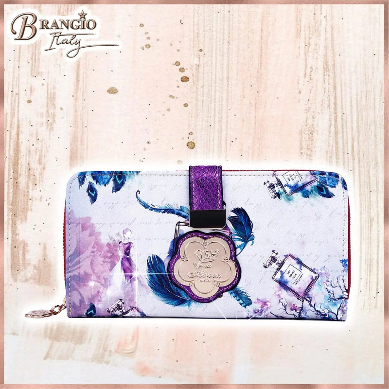 Brangio Italy Collections Wallet Arosa Fragrance Retro Wallet for Women with Multiple Card Holders