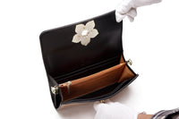 Brangio Italy Collections Wallet BI Floral Women's Wallet Clutch in Rose Gold, Black, Bronze, Purple, D. Grey or Burgundy