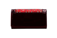 Brangio Italy Collections Wallet BI Sparkle of Hearts Women's Envelope Wallet with Phone Holder - Colors Available