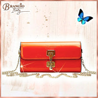 Brangio Italy Collections Wallet BI Women's  Euro Moda Clutch Wallet in Black, Blue, Bronze, Dark Grey, or Orange