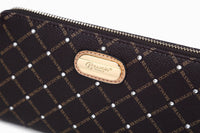 Brangio Italy Collections Wallet BI Women's Icon Crystal Transforming Wristlet Wallet in Brown or Ivory