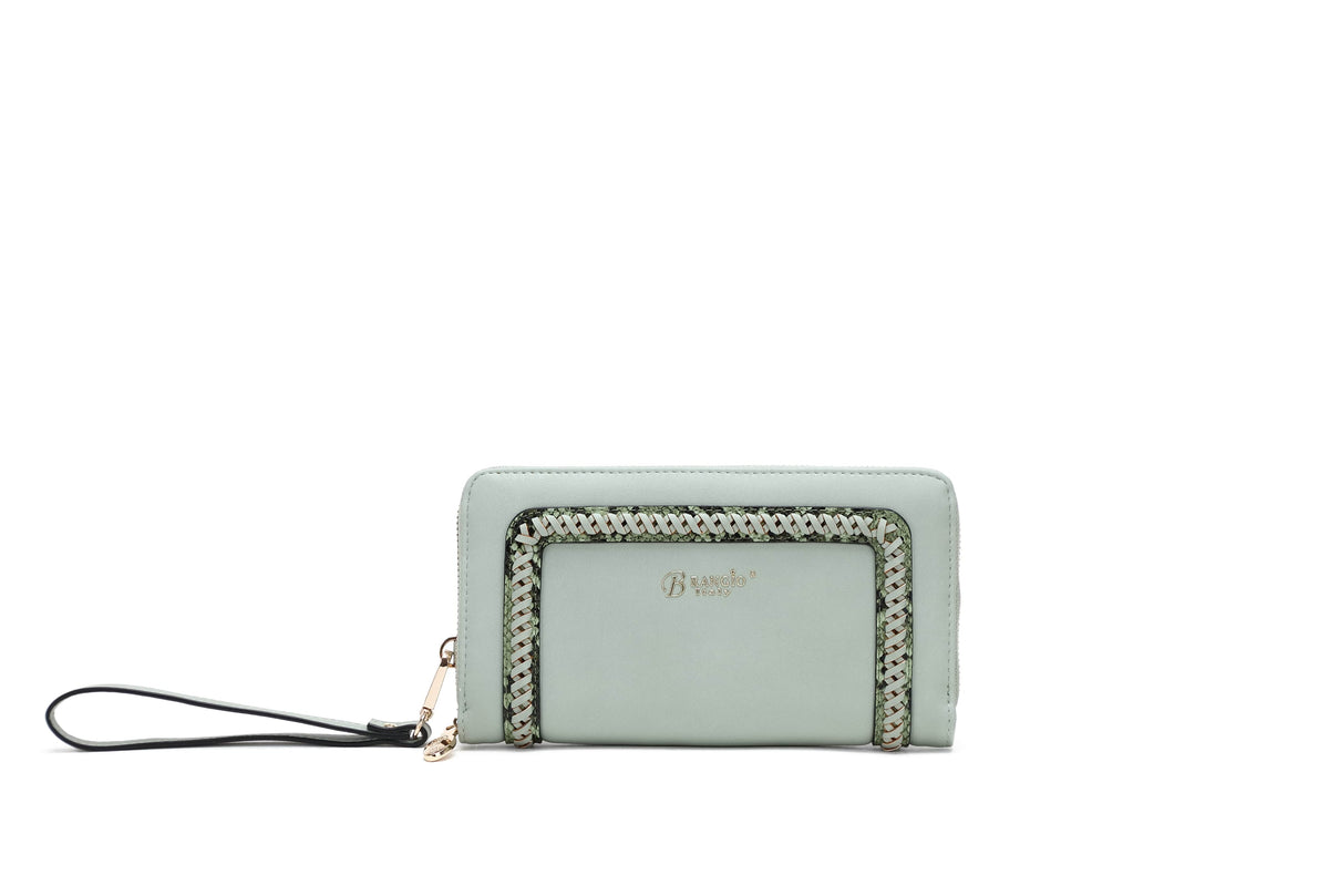 Brangio Italy Collections Wallet Green Dragon Wallet with Wrist Strap